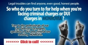 DUI Attorneys Monrovia