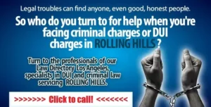 DUI Attorneys Rolling Hills