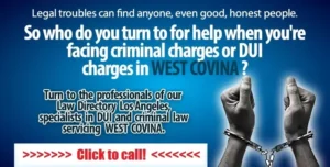 DUI Attorneys West Covina