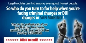 DUI Attorneys San Marino